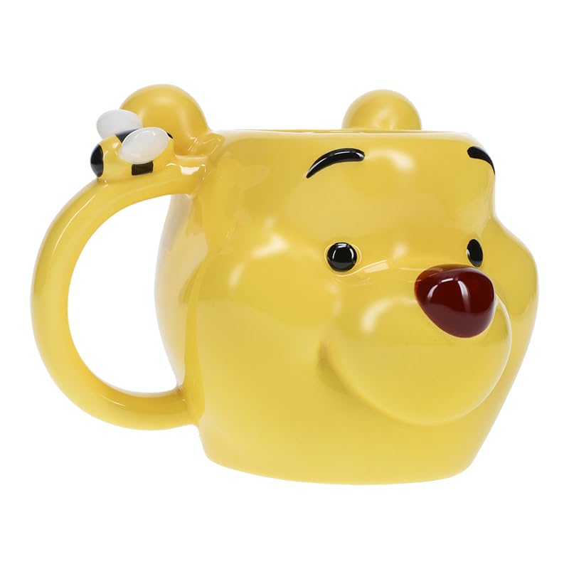 Paladone Disney Classic Winnie The Pooh Mug, Cute Disney Kitchen Addition, Ceramic Mug 350Ml (11 Fl Oz)